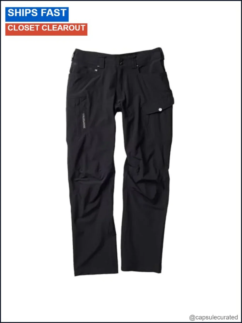 89 Men's Lightweight 4-Way Stretch Cargo Work Pants 8 Pockets Gusseted Crotch